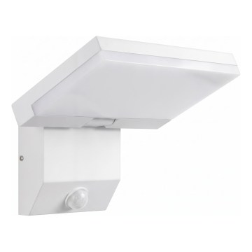 LED Venkovní nástěnné svítidlo se senzorem pohybu LED/18W/230V IP44 bílá