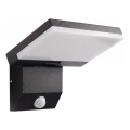 LED Venkovní nástěnné svítidlo se senzorem pohybu LED/18W/230V IP44 černá
