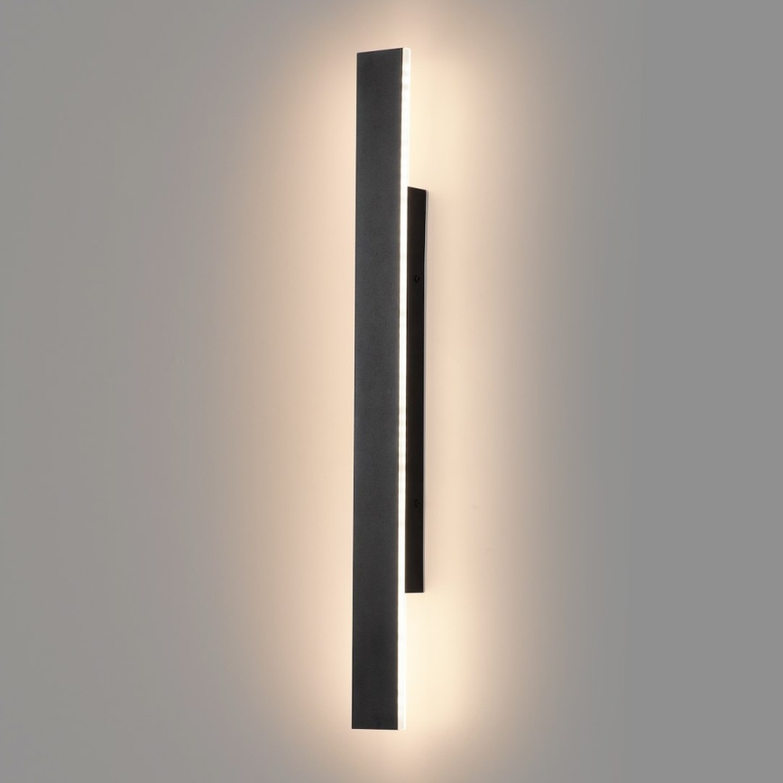 LED Venkovní nástěnné svítidlo WOW LED/11W/230V 3000/4000/6000K 60 cm IP54 černá