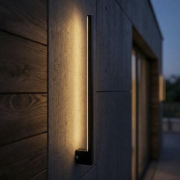 LED Venkovní nástěnné svítidlo YALTE LED/11W/230V 3000/4000/6500K 81,5 cm IP54 černá