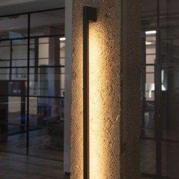 LED Venkovní nástěnné svítidlo YALTE LED/8W/230V 4000K IP54 černá