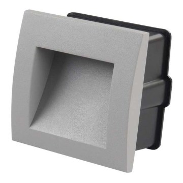 LED Venkovní orientační vestavné svítidlo BUILT-IN 1xLED/1W teplá bílá IP65