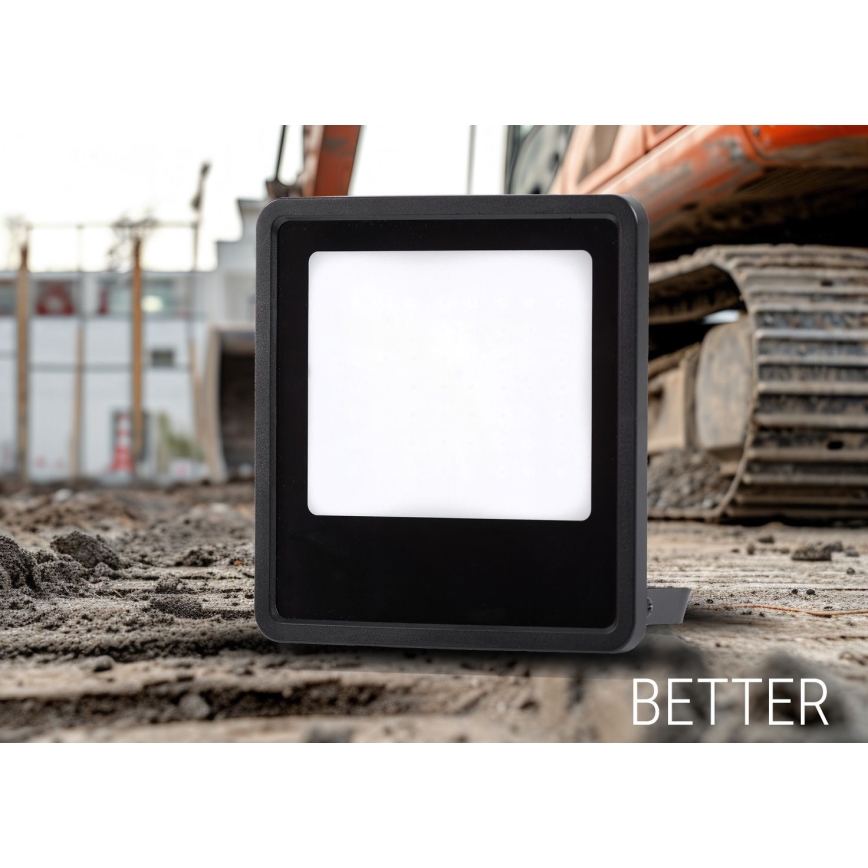 LED Venkovní reflektor LED/100W/230V 4000K IP65 černá