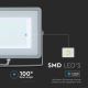 LED Reflektor SAMSUNG CHIP LED/100W/230V 4000K IP65 šedá