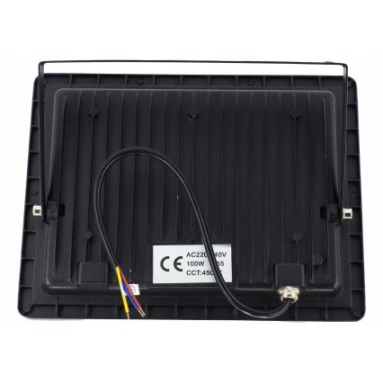 LED Venkovní reflektor LED/100W/230V 4500K IP65 černá