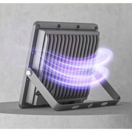 LED Venkovní reflektor LED/100W/230V 4500K IP65 šedá