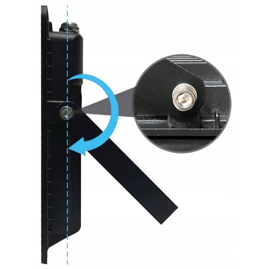 LED Venkovní reflektor LED/150W/230V 4500K IP65 černá