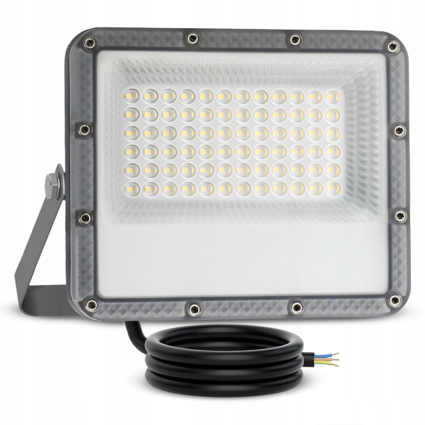 LED Venkovní reflektor LED/50W/230V 4500K IP65 šedá