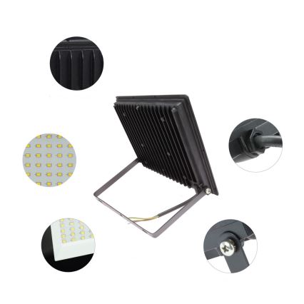 LED Venkovní reflektor NOCTIS LUX 3 LED/100W/230V 4000K IP65 černá