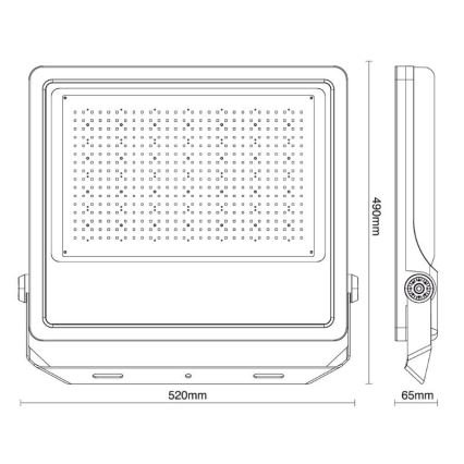 LED Venkovní reflektor PROFI PLUS LED/400W/230V 5000K IP66
