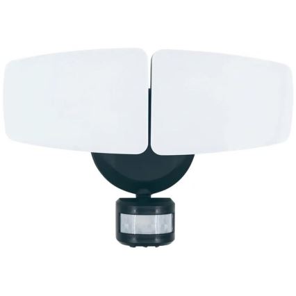 LED Venkovní reflektor se senzorem LED/24W/230V 3000/4000/6000K IP54 antracit