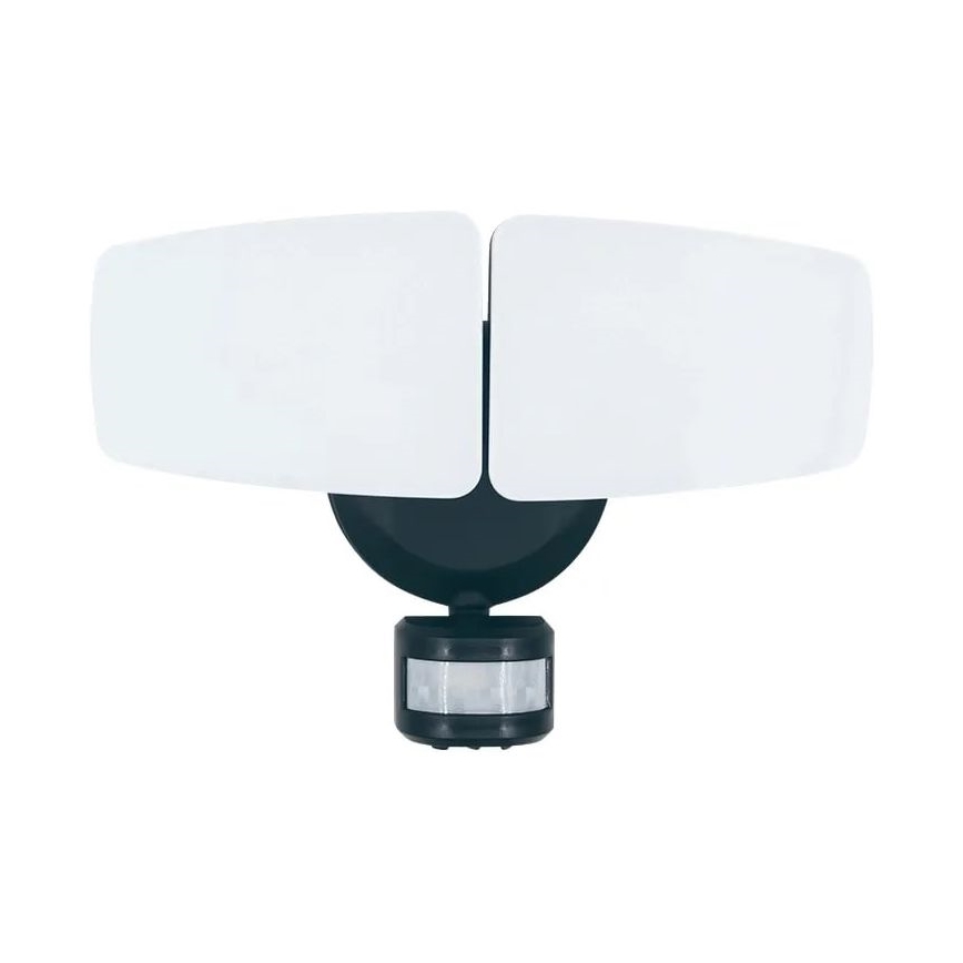 LED Venkovní reflektor se senzorem LED/24W/230V 3000/4000/6000K IP54 antracit