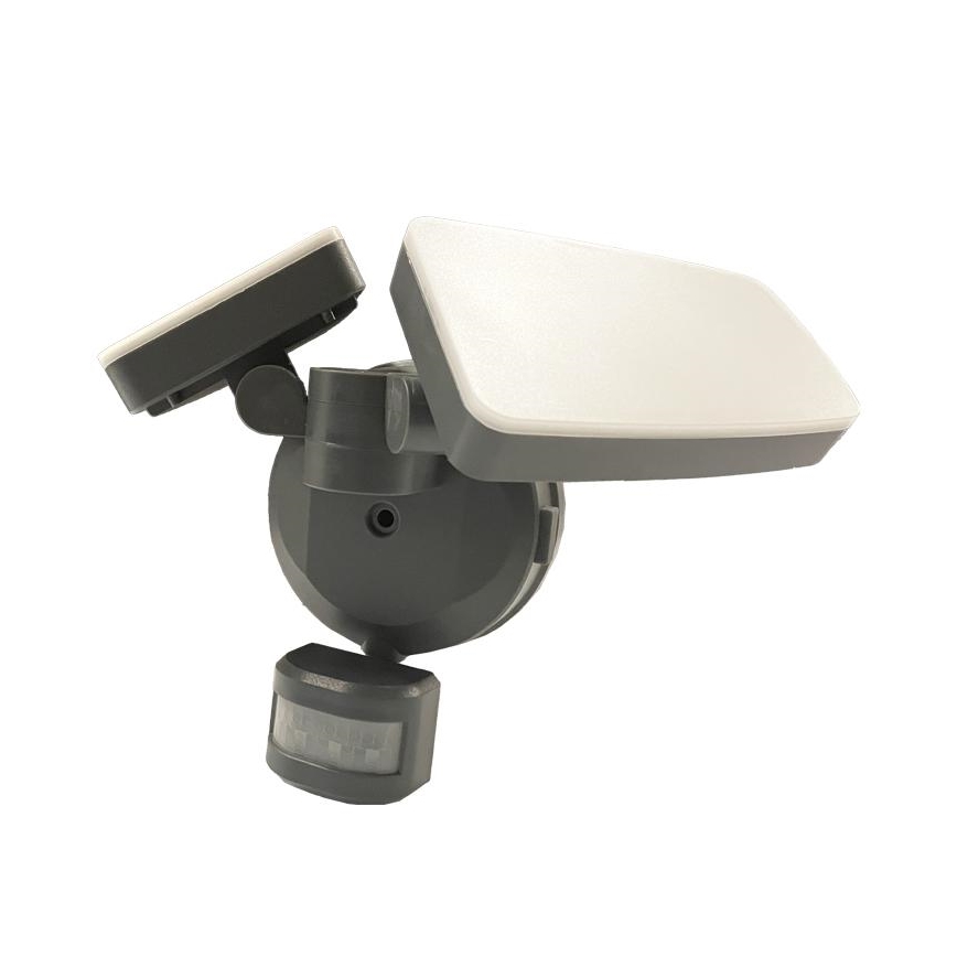 LED Venkovní reflektor se senzorem LED/24W/230V 3000/4000/6000K IP54 antracit