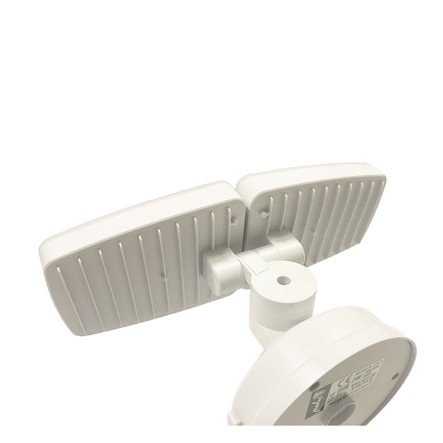 LED Venkovní reflektor se senzorem LED/24W/230V 3000/4000/6000K IP54 bílá