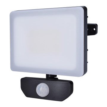 LED Venkovní reflektor se senzorem LED/30W/230V 4000K IP44