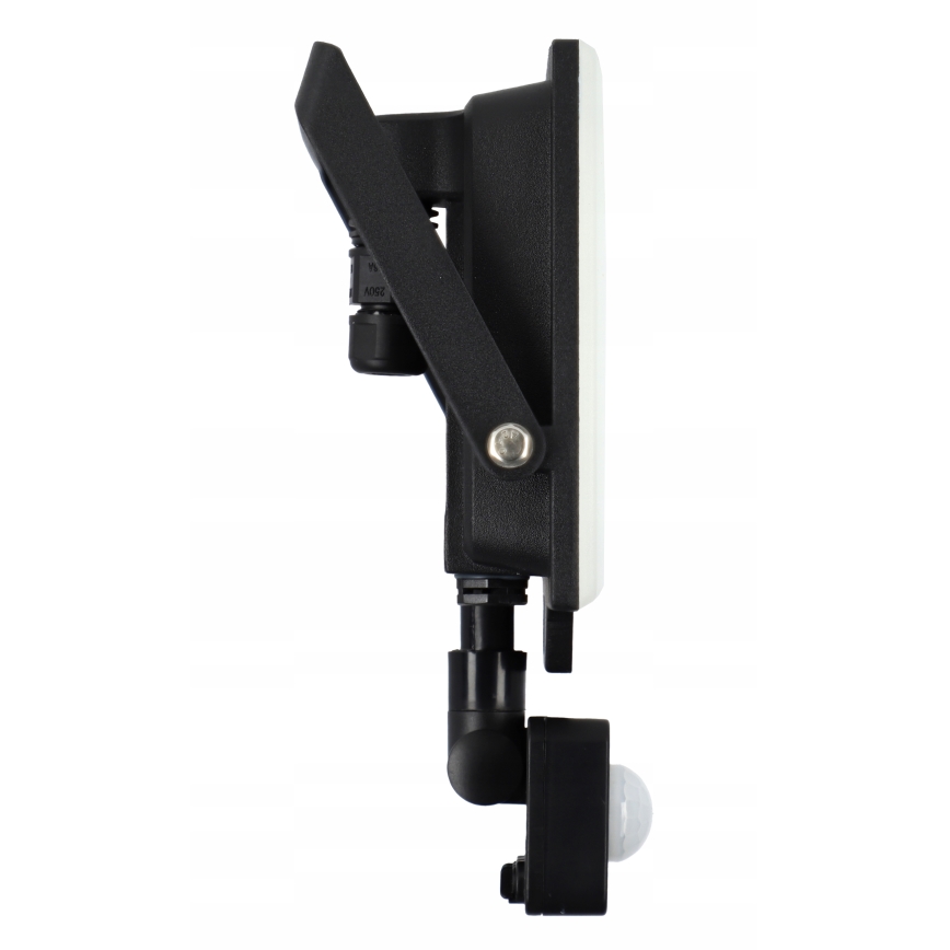 LED Venkovní reflektor se senzorem LED/50W/230V 4500K IP65 černá