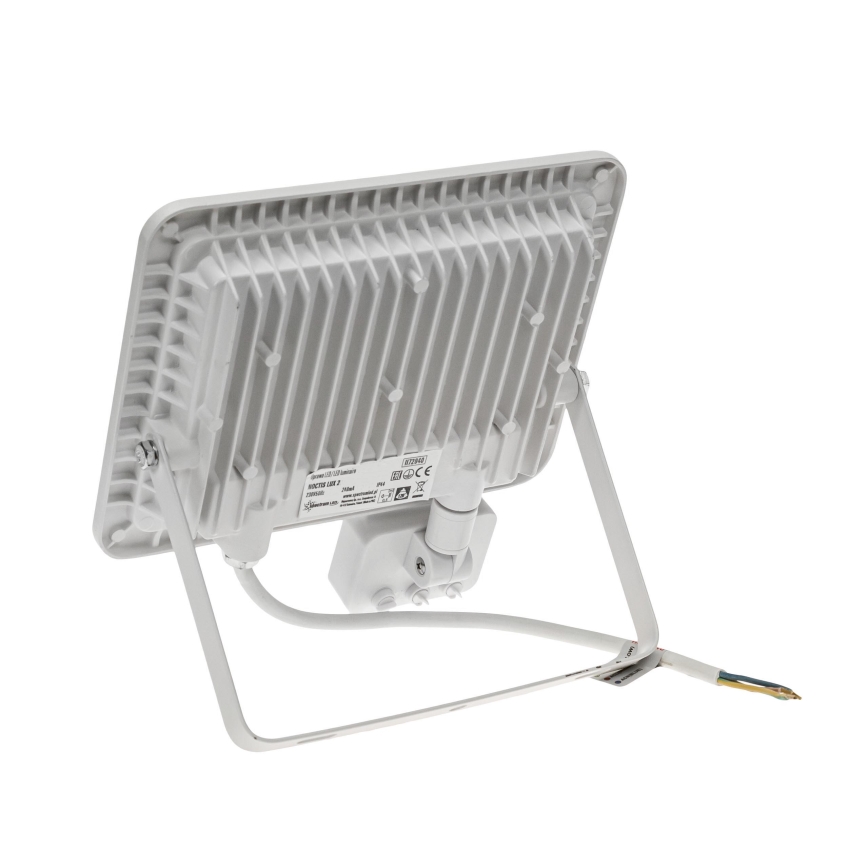 LED Venkovní reflektor se senzorem NOCTIS LUX 2 LED/50W/230V 3000K IP44 bílá