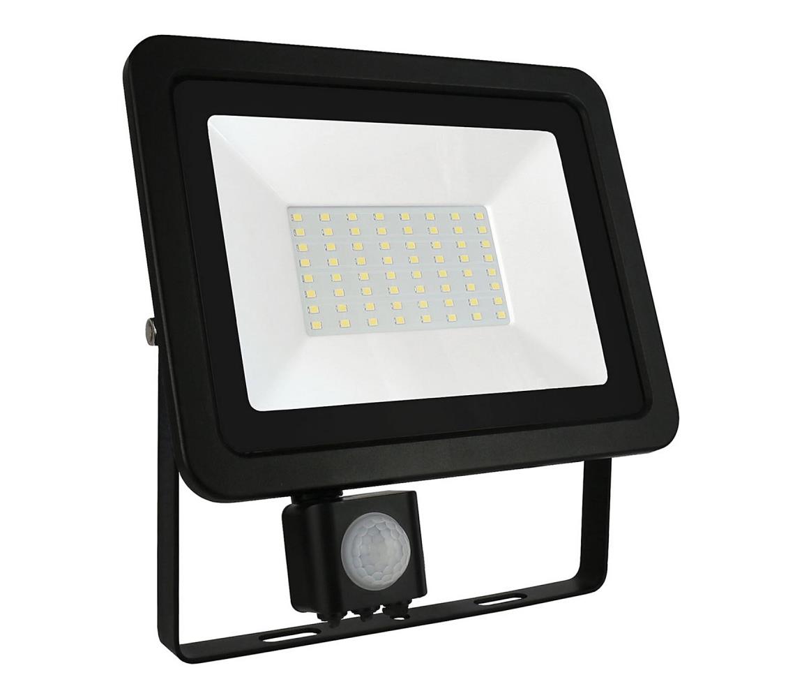 Wojnarowscy LED Venkovní reflektor se senzorem NOCTIS LUX 2 LED/50W/230V 6000K IP44 černá WJ0421