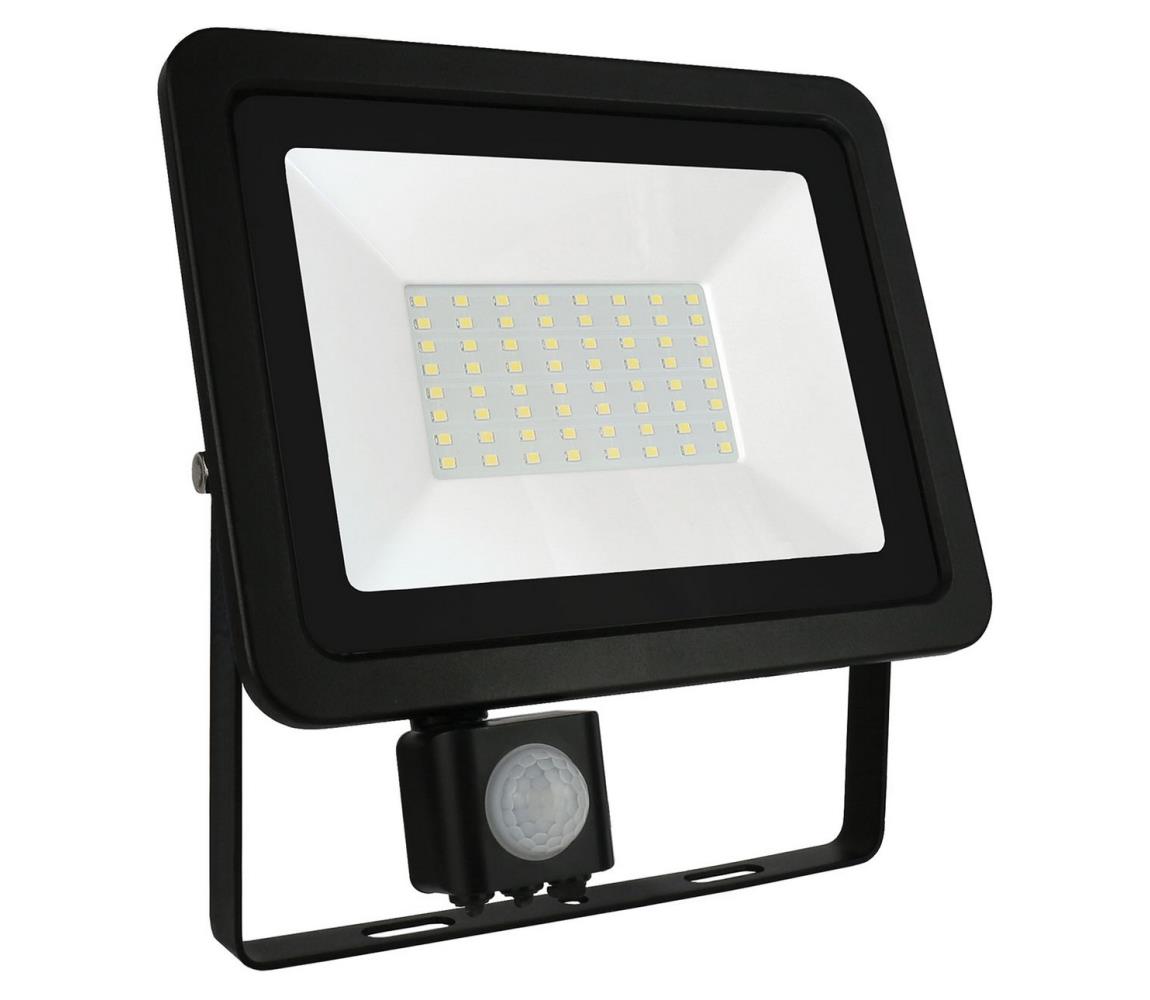 LED Venkovní reflektor se senzorem NOCTIS LUX 3 LED/50W/230V 3000K IP44 černá 