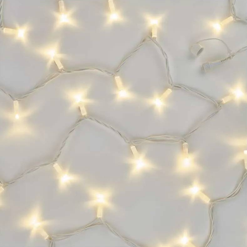 LED Venkovní řetěz 100xLED/10m IP44 teplá bílá
