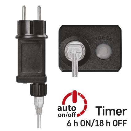 LED  venkovní řetěz 100xLED/15m IP44 studená bílá