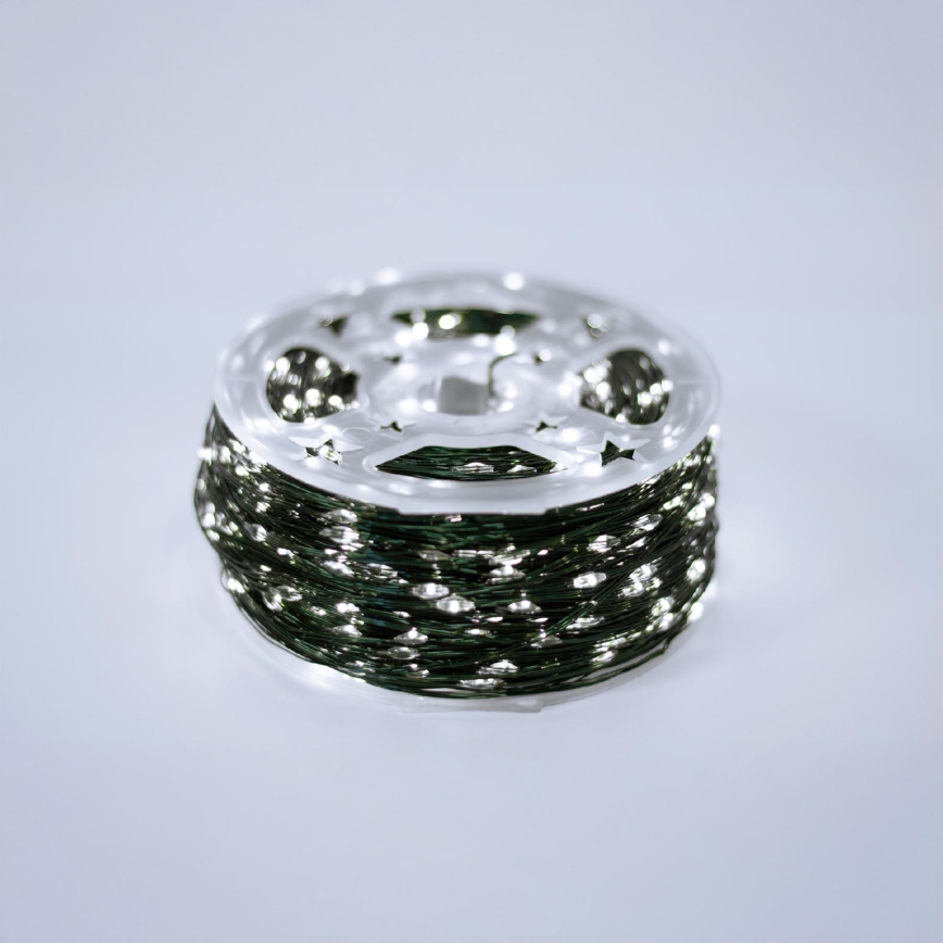 LED Venkovní  řetěz 1500xLED/230V 8 funkcí 153 m IP44 studená bílá + dálkové ovládání