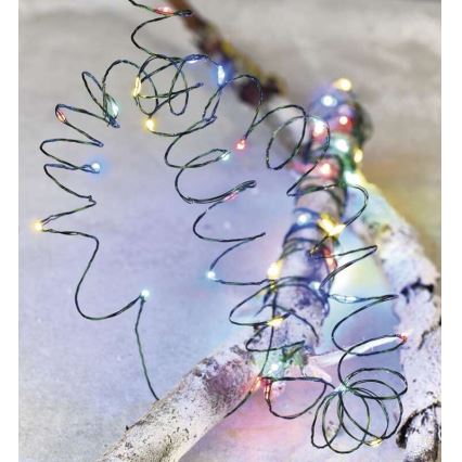 LED  venkovní řetěz 150xLED/20m IP44 multicolor