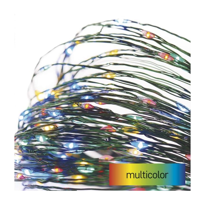 LED  venkovní řetěz 150xLED/20m IP44 multicolor