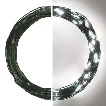 LED  venkovní řetěz 150xLED/20m IP44 studená bílá