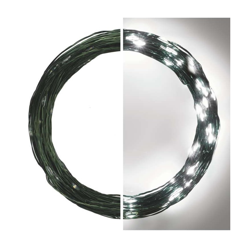 LED  venkovní řetěz 150xLED/20m IP44 studená bílá