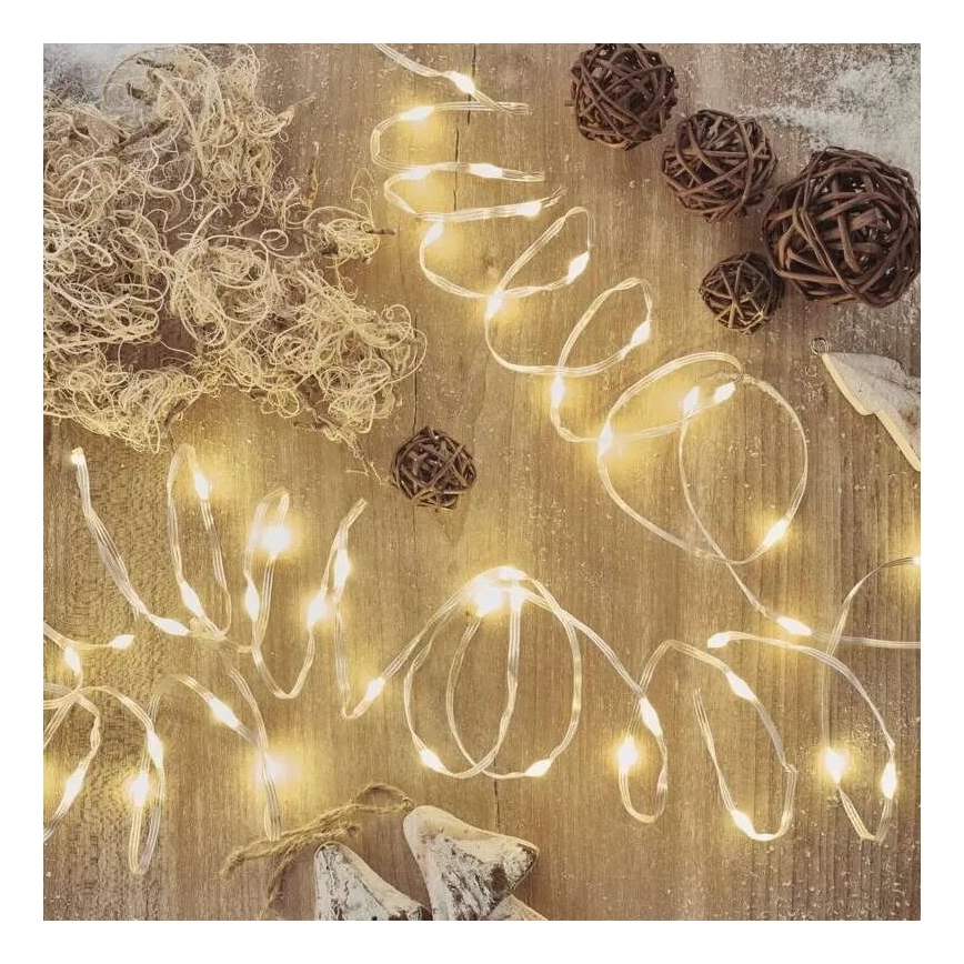 LED Venkovní  řetěz 160xLED/21m IP44 teplá bílá