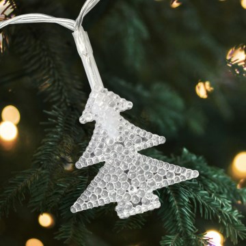 LED  venkovní řetěz 20xLED/2xAA 2,2 m IP44 multicolor stromečky