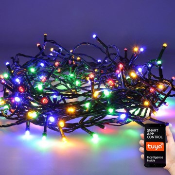 LED Venkovní  řetěz 240xLED/8 funkcí 17m Wi-Fi Tuya IP44 multicolor/teplá bílá