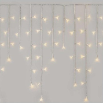 LED  venkovní řetěz 300xLED/8 módů 10m IP44 teplá bílá + dálkové ovládání