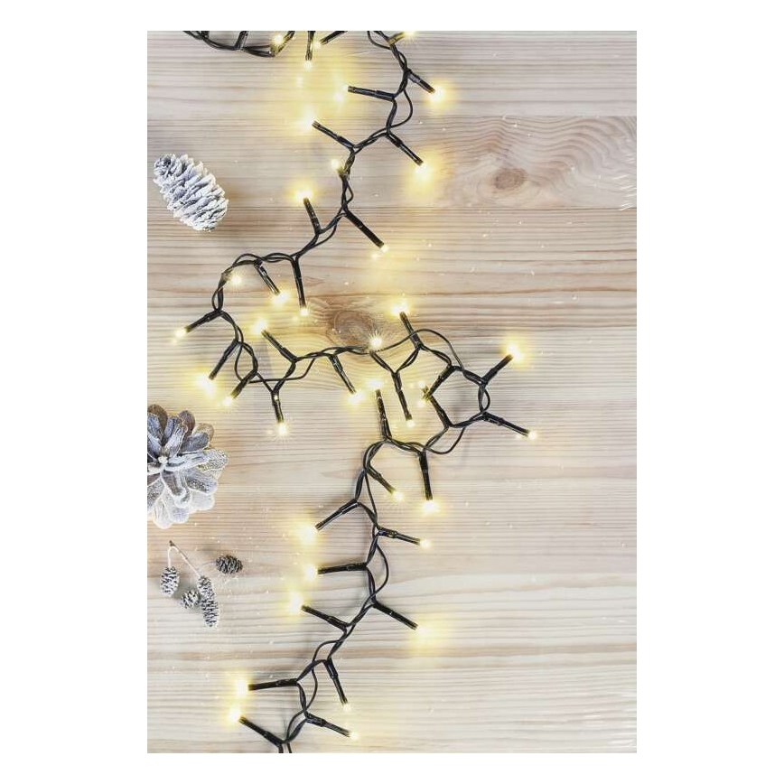 LED  venkovní řetěz 400xLED/13m IP44 teplá bílá