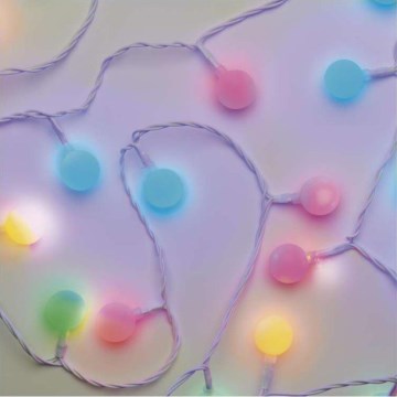 LED  venkovní řetěz 40xLED/9m IP44 multicolor