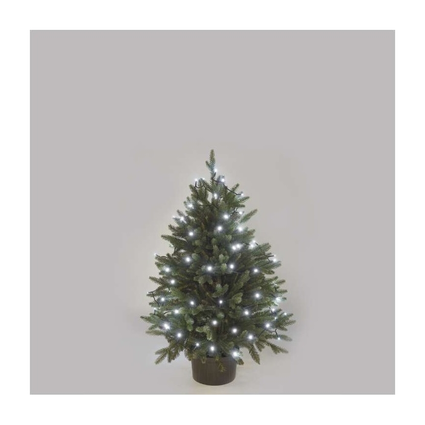 LED  venkovní řetěz 40xLED/9m IP44 studená bílá