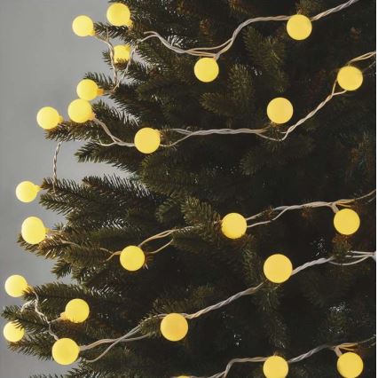 LED  venkovní řetěz 40xLED/9m IP44 teplá bílá