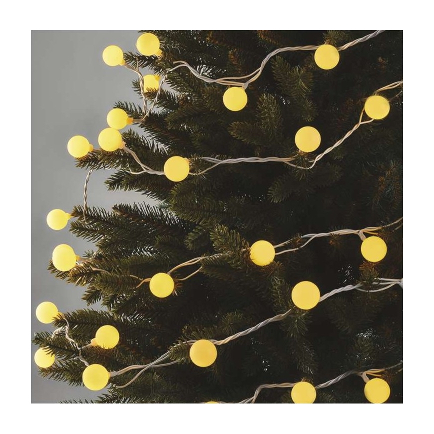 LED  venkovní řetěz 40xLED/9m IP44 teplá bílá