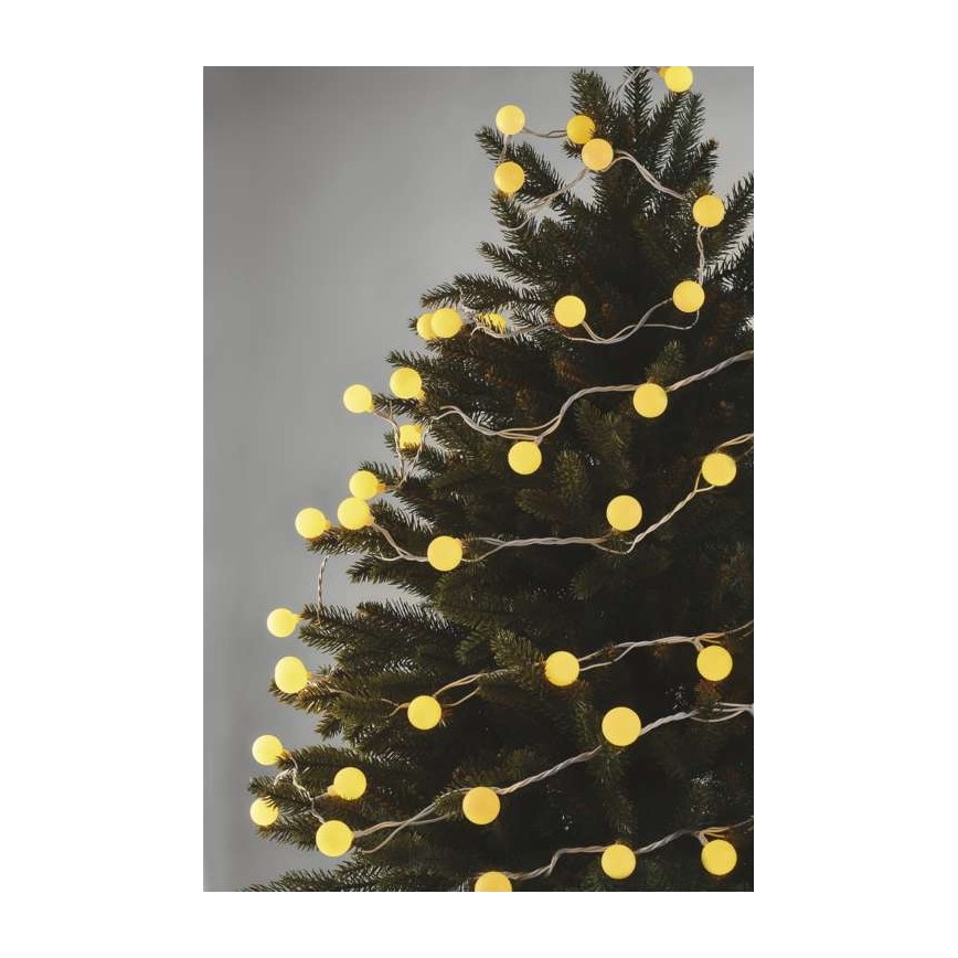 LED  venkovní řetěz 40xLED/9m IP44 teplá bílá