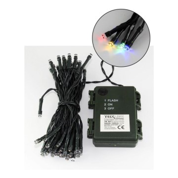 LED  venkovní řetěz 50xLED/2 funkce 5,4m IP44 multicolor