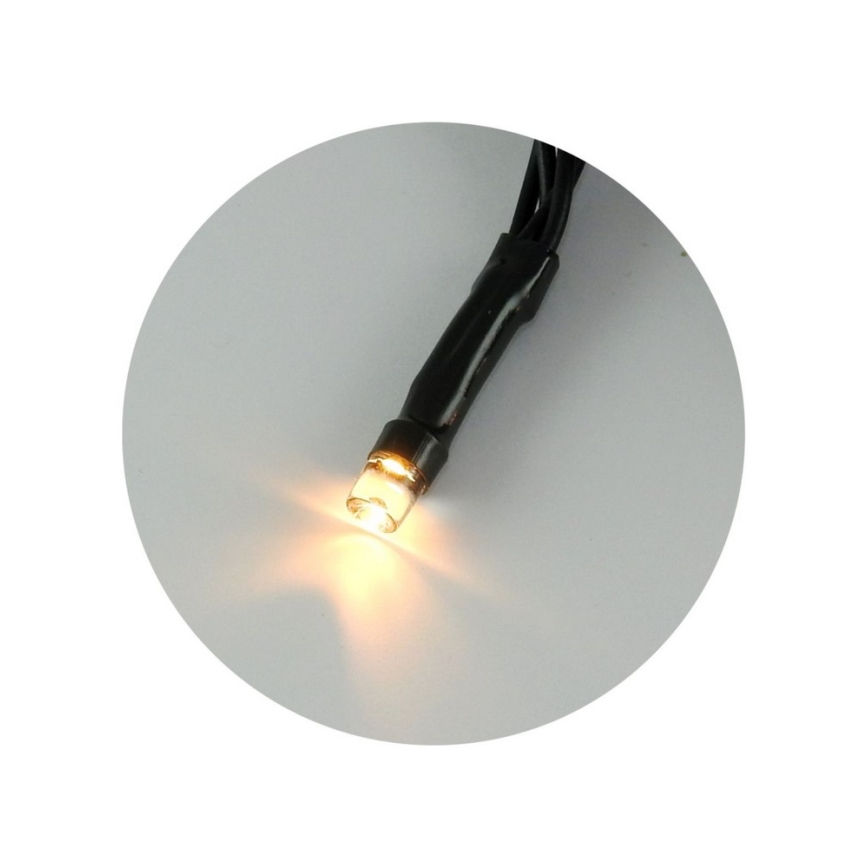 LED  venkovní řetěz 50xLED/2 funkce 5,4m IP44 teplá bílá