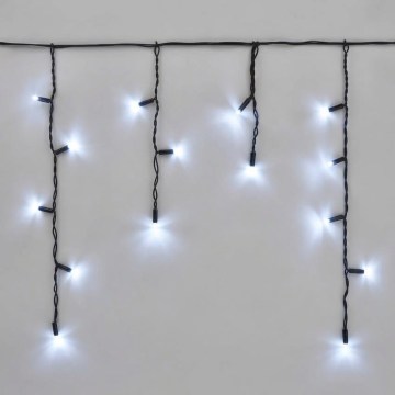 LED Venkovní řetěz 50xLED/3x0,4m IP44 studená bílá