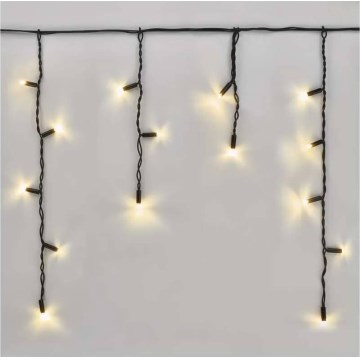 LED Venkovní řetěz 50xLED/3x0,4m IP44 studená/teplá bílá