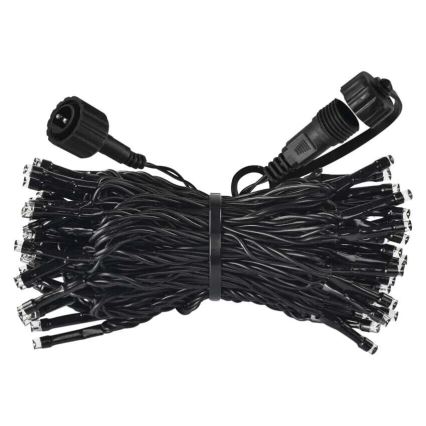 LED Venkovní  řetěz 50xLED/5m IP44 studená bílá