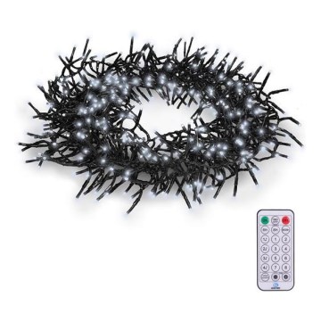 LED Venkovní  řetěz 576xLED/8 funkcí 8m IP44 studená bílá + DO