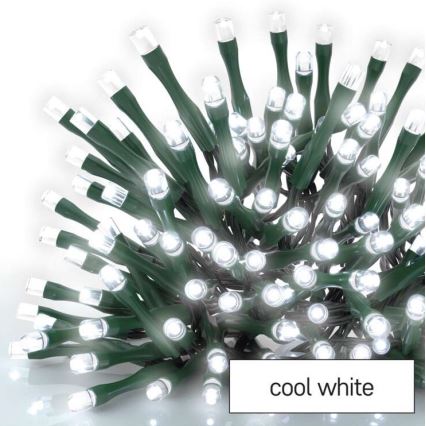 LED  venkovní řetěz 600xLED/8 módů 15m IP44 studená bílá