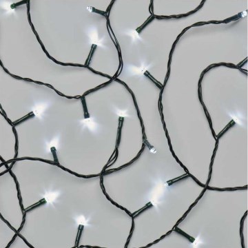 LED  venkovní řetěz 80xLED/13m IP44 studená bílá