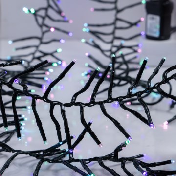 LED Venkovní  řetěz CLUSTER 768xLED/8 funkcí 9 m IP44 teplá bílá