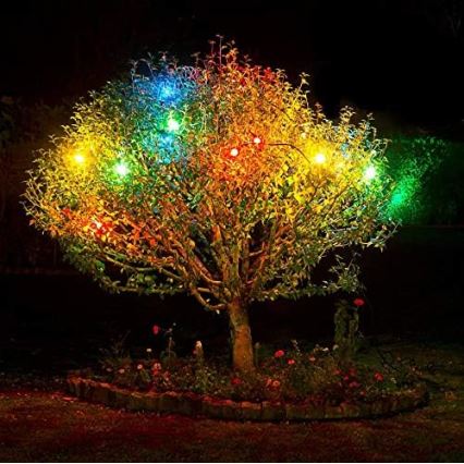 LED Venkovní řetěz EASY CONNECT 8xE27 5m IP44 multicolor